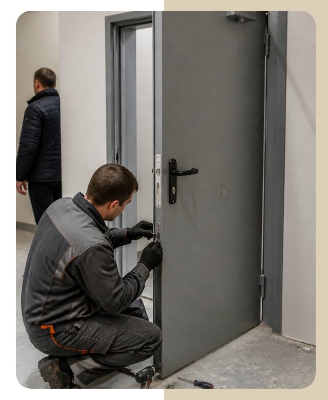 Ремонт противопожарной двери в Мелеузе по цене 6649 р. | ДвериЛегко-Млз